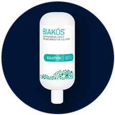 BIAKŌS™ ANTIMICROBIAL SKIN & WOUND IRRIGATION SOLUTION