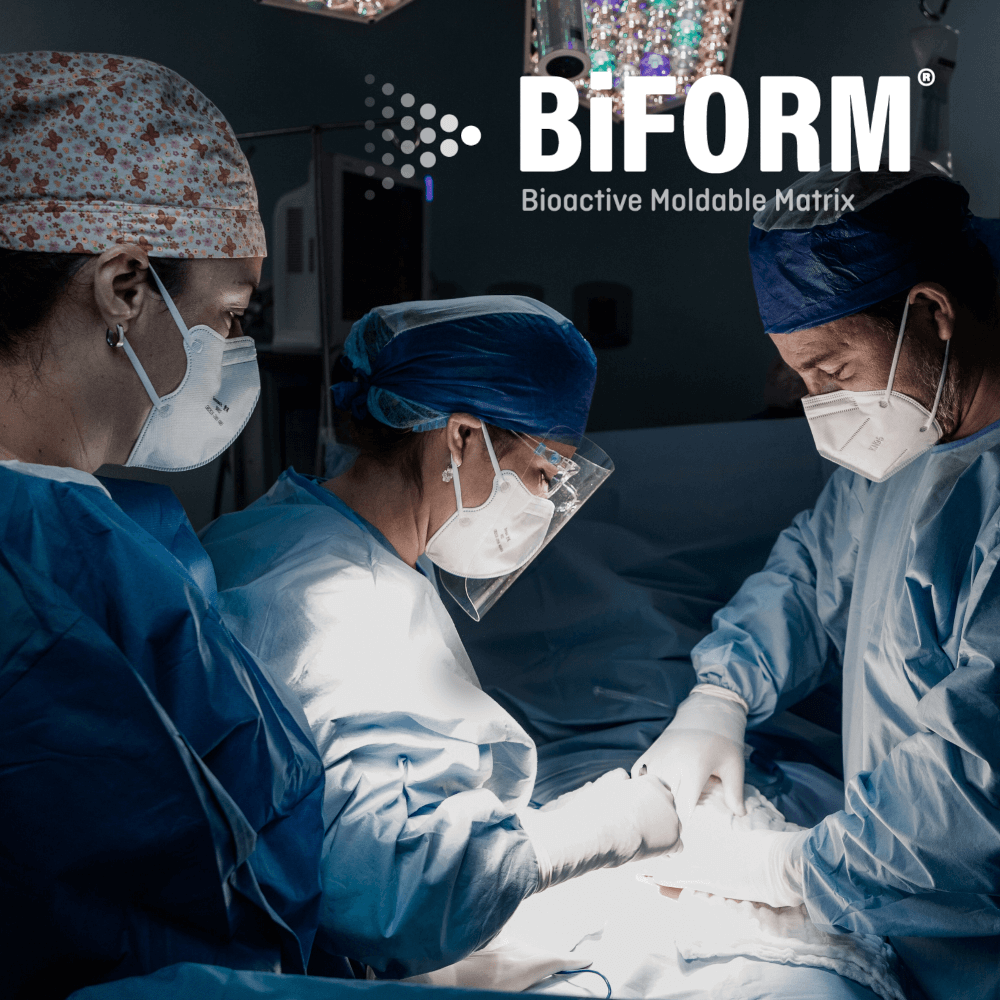 In Vitro and In Vivo Characterization of BiFORM® Bioactive Moldable Matrix