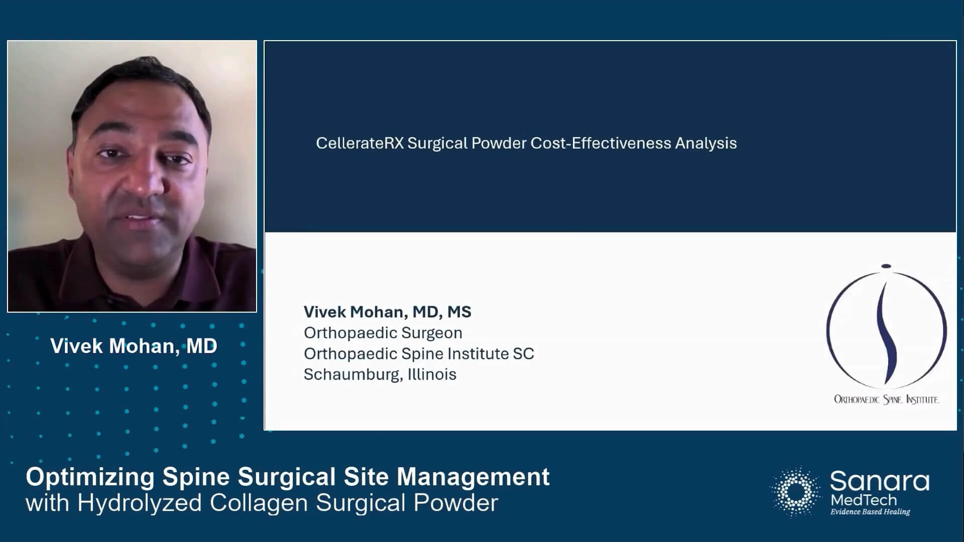CellerateRX® Surgical Powder Cost-Effectiveness Analysis in Spine Surgery